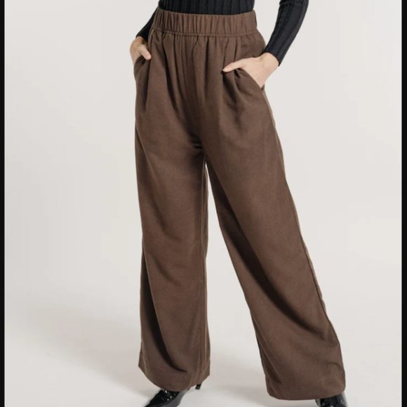 SOLD LAUDE the Hepburn Silk Trouser Pant 8 NWT - Picture 2 of 10